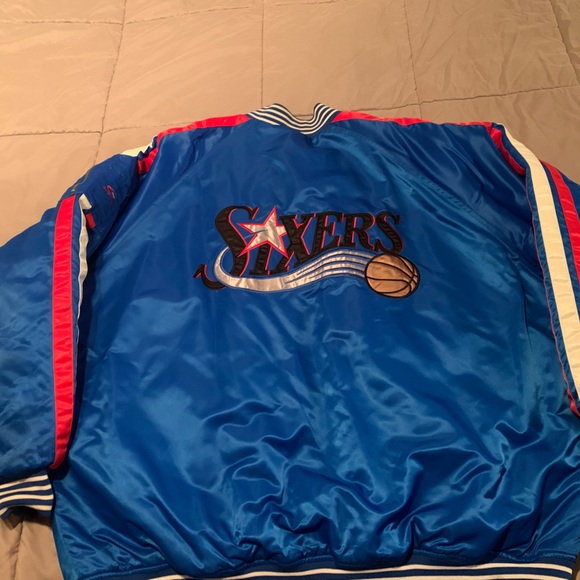 Vintage, 76ers reversible coat - Picture 3 of 7